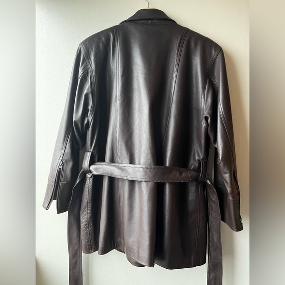 Vintage Designer Nancy Lord Leather Jacket - Picture 6 of 11